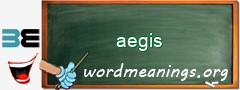 WordMeaning blackboard for aegis